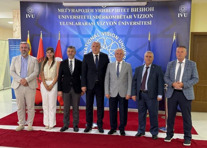 KOSOVA HEYETİNDEN VİZYON ÜNİVERSİTESİ’NE ZİYARET