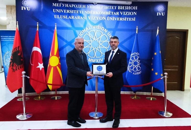 MAARİF VAKFINDAN ULUSLARARASI VİZYON ÜNİVERSİTESİ’NE ZİYARET